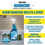 Barbicide Desinfectie BULLETS (6 X BULLET + 1 X SPRAY FLACON)
