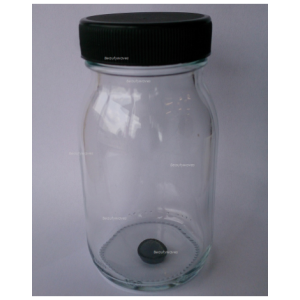 Glas Reservoir met Dichte Deksel (Zonder Aansluiting)