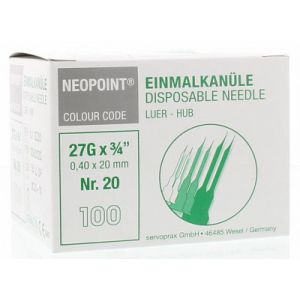 Steriele Naalden 0.4x20mm NR20