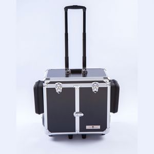 Luxe Pedicure Koffer met Trolley Wit/Zwart