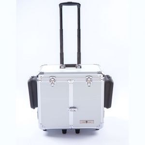 Luxe Pedicure Koffer met Trolley Wit/Zwart