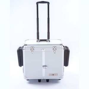 Luxe Pedicure Koffer met Trolley Wit/Zwart