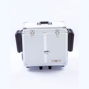 Luxe Pedicure Koffer met Trolley Wit/Zwart