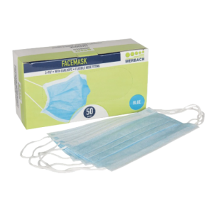 Mondmaskers 50 Stuks Blauw (IIR Gecertificeerd)