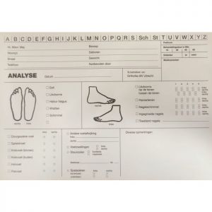 Patientenkaarten 100 stuks (A5)