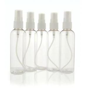 Plastic flacon met verstuiver transparant 150ml