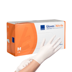 Soft Nitril Witte Handschoenen 100 st