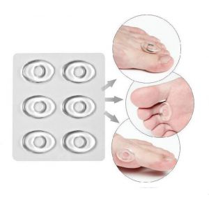 Transparante Siliconen Likdoorn Ringetjes per 6st (zelfklevend)