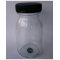 Glas Reservoir met Dichte Deksel (Zonder Aansluiting)