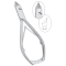 Nageltang Kopknipper Kobalt RVS Soft / Eenzijdig / Dubbelzijdig